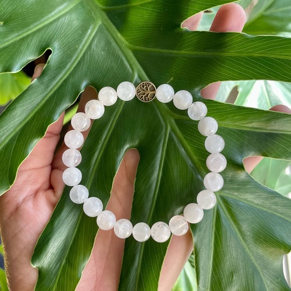 Jewelry - Rose Quartz Bracelet ~ Tree of Life Charm